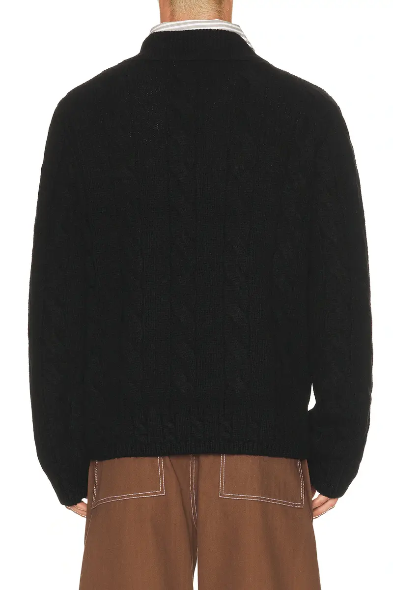 Fred Perry Canvas Cable V-Neck Jumper | Thumbnail 2 Fred Perry Canvas Cable V-Neck Jumper | Thumbnail 2