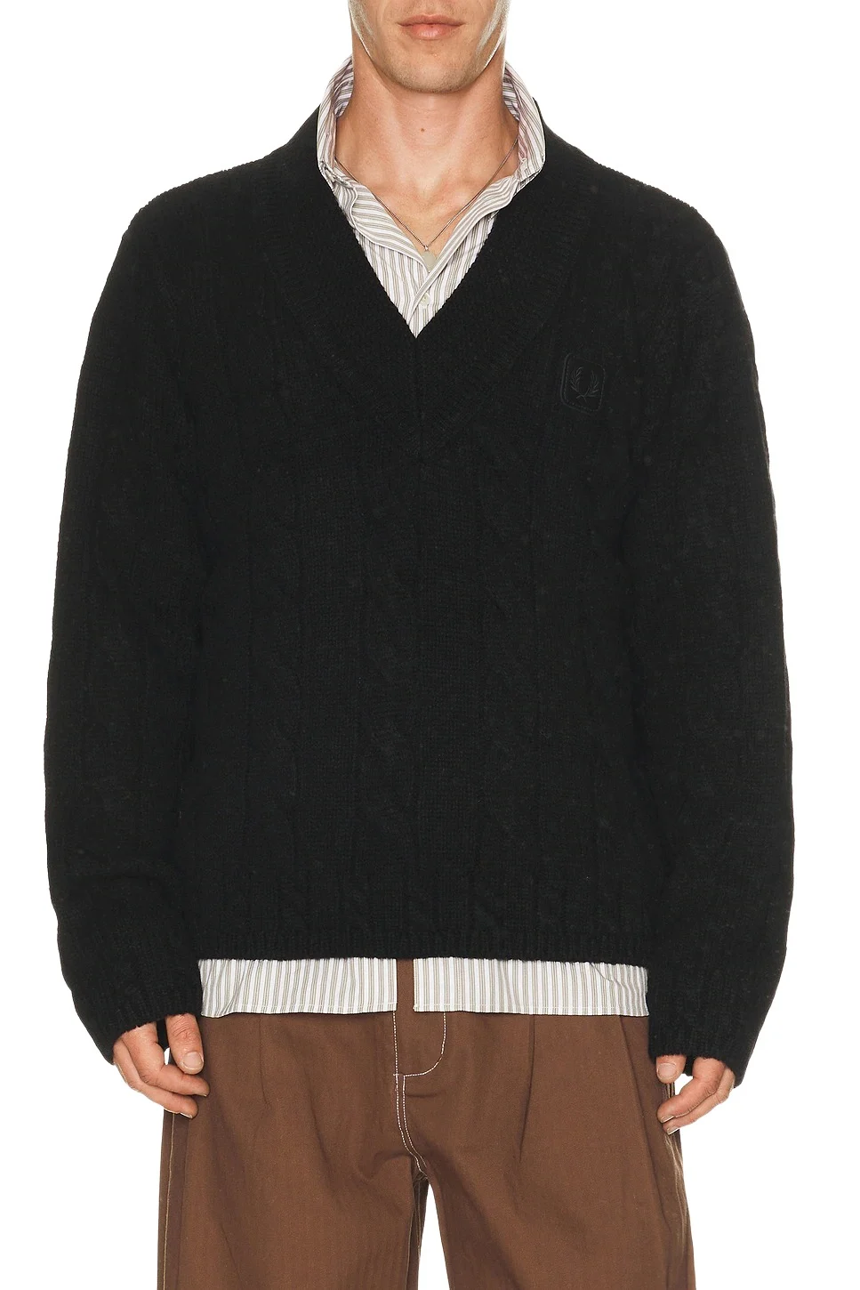 Canvas Cable V-Neck Jumper Canvas Cable V-Neck Jumper