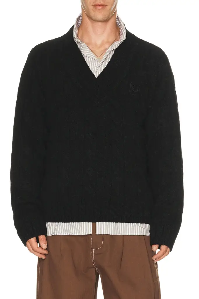 Canvas Cable V-Neck Jumper Canvas Cable V-Neck Jumper