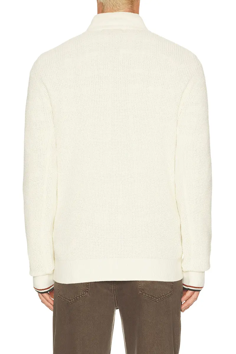 Fred Perry Waffle Stitch Half Zip Jumper | Thumbnail 2 Fred Perry Waffle Stitch Half Zip Jumper | Thumbnail 2
