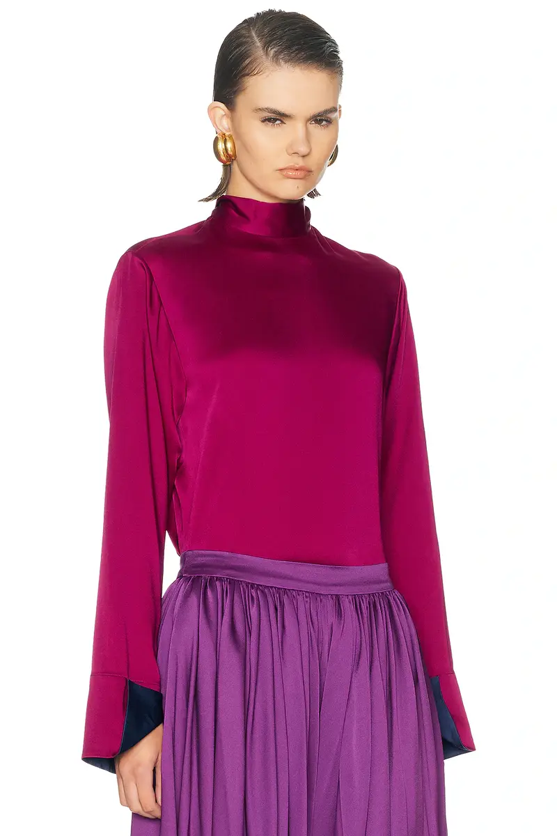 Stella McCartney Tie Back Satin Top | Thumbnail 2 Stella McCartney Tie Back Satin Top | Thumbnail 2