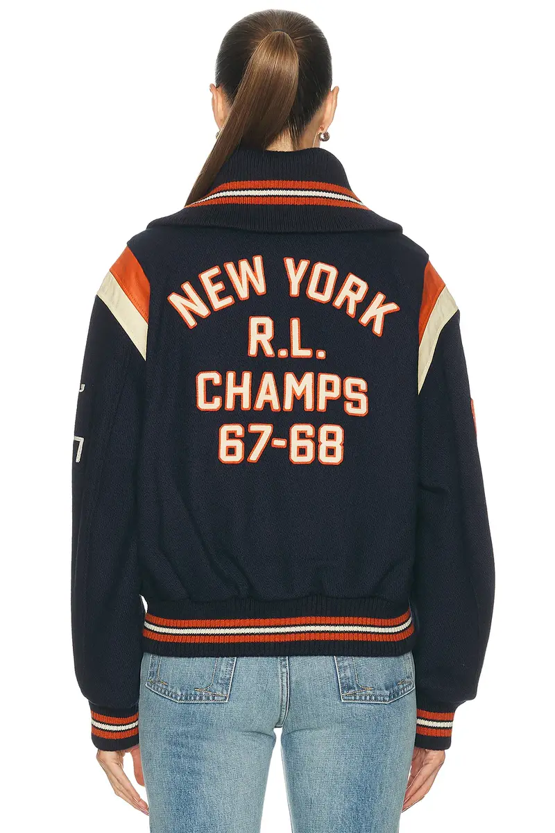 Polo Ralph Lauren Bomber Varsity Jacket | Thumbnail 5
