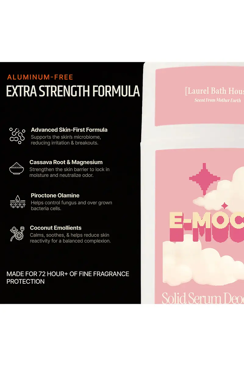Laurel Bath House E-Mochi Solid Serum Deodorant | Thumbnail 2 Laurel Bath House E-Mochi Solid Serum Deodorant | Thumbnail 2