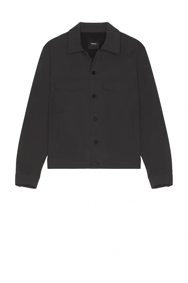 Theory River Neoteric Twill Jacket | Thumbnail 4 Theory River Neoteric Twill Jacket | Thumbnail 4