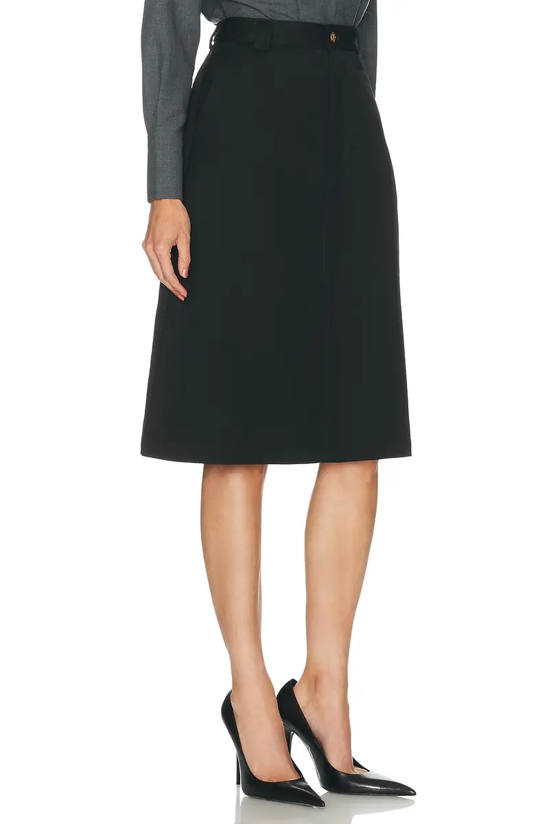 Willy Chavarria Midi Uniform Skirt | Thumbnail 2