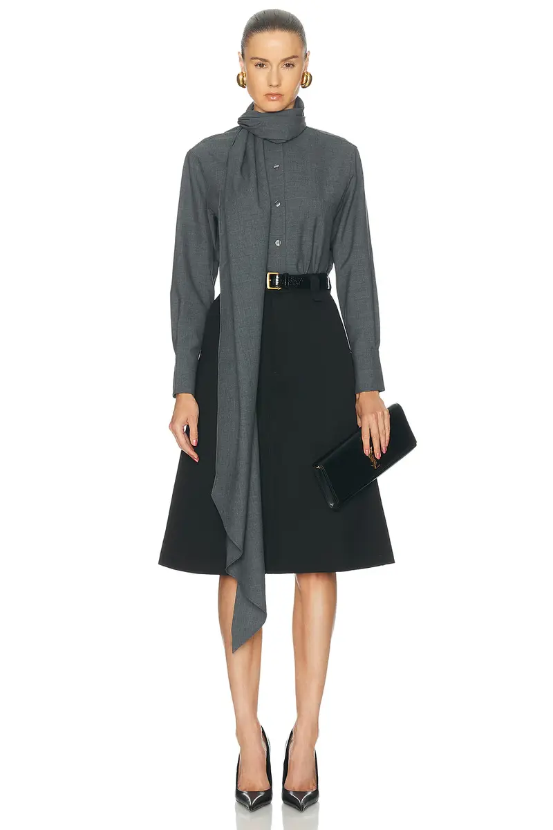 Willy Chavarria Midi Uniform Skirt | Thumbnail 5