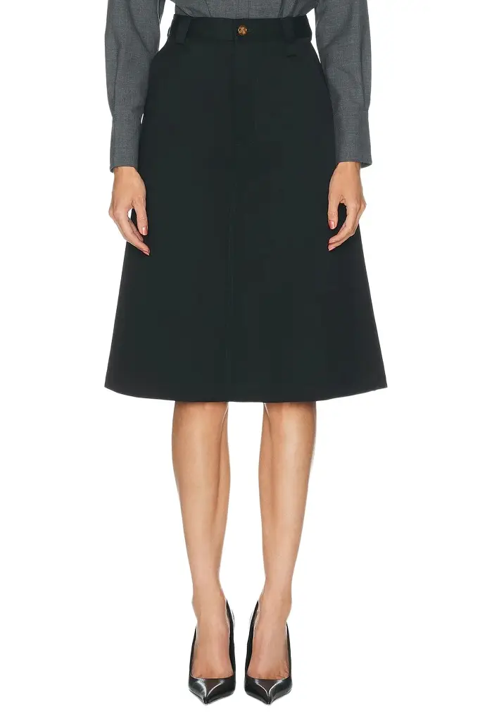 Midi Uniform Skirt