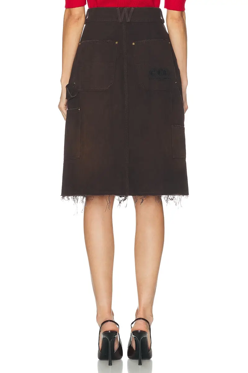 Willy Chavarria Midi Workwear Skirt | Thumbnail 4