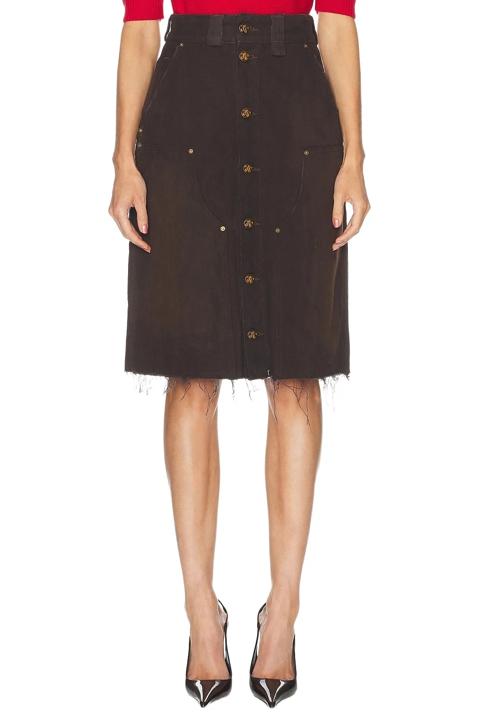 Midi Workwear Skirt Midi Workwear Skirt