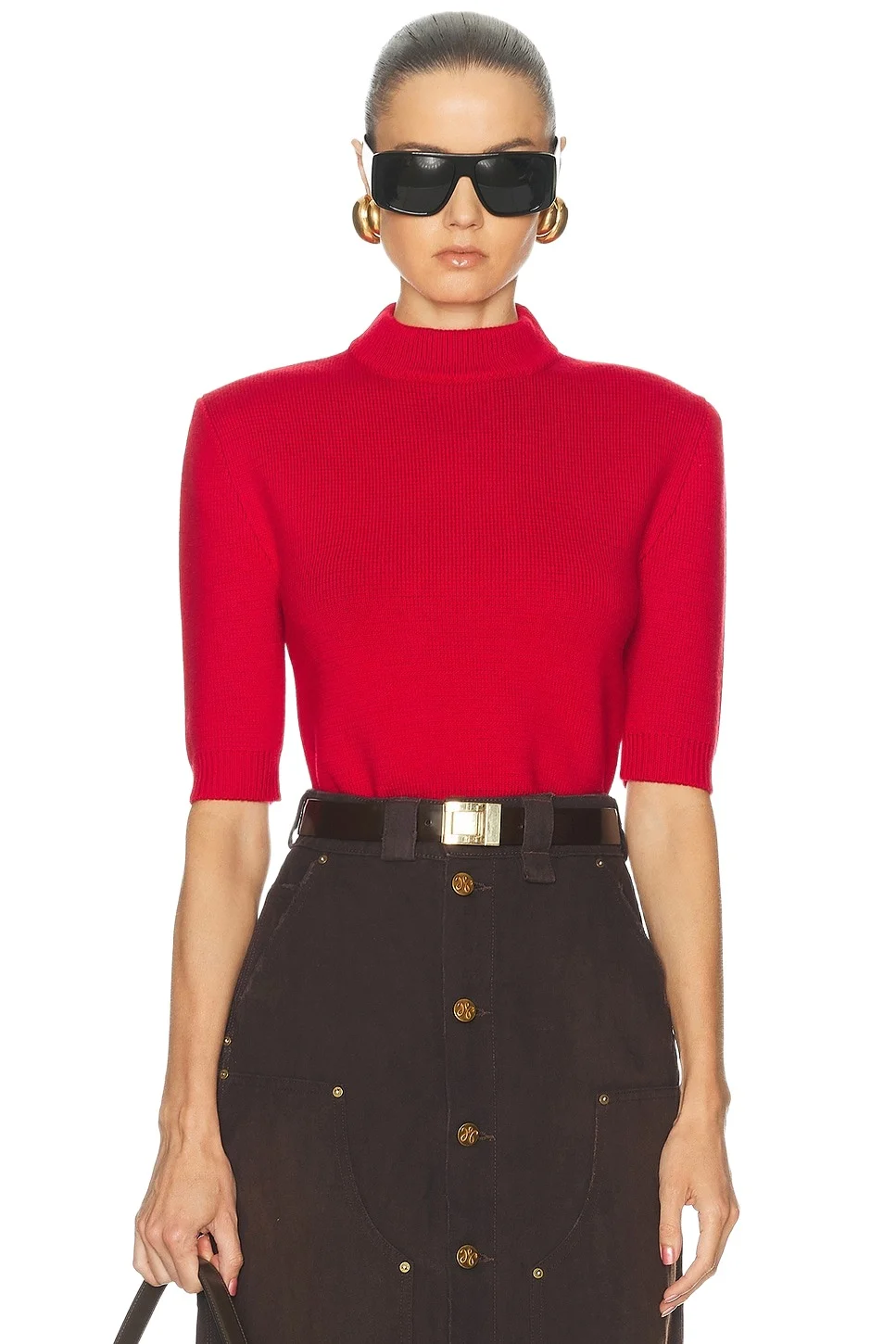 Willy Chavarria Chavela Cropped Sweater
