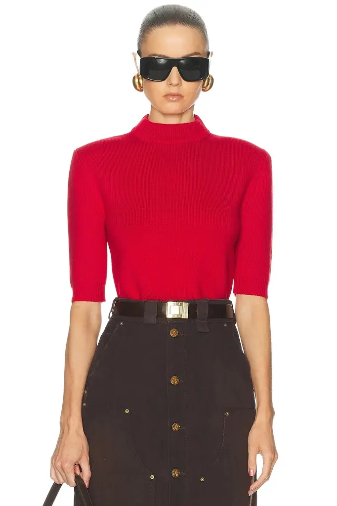 Willy Chavarria Chavela Cropped Sweater