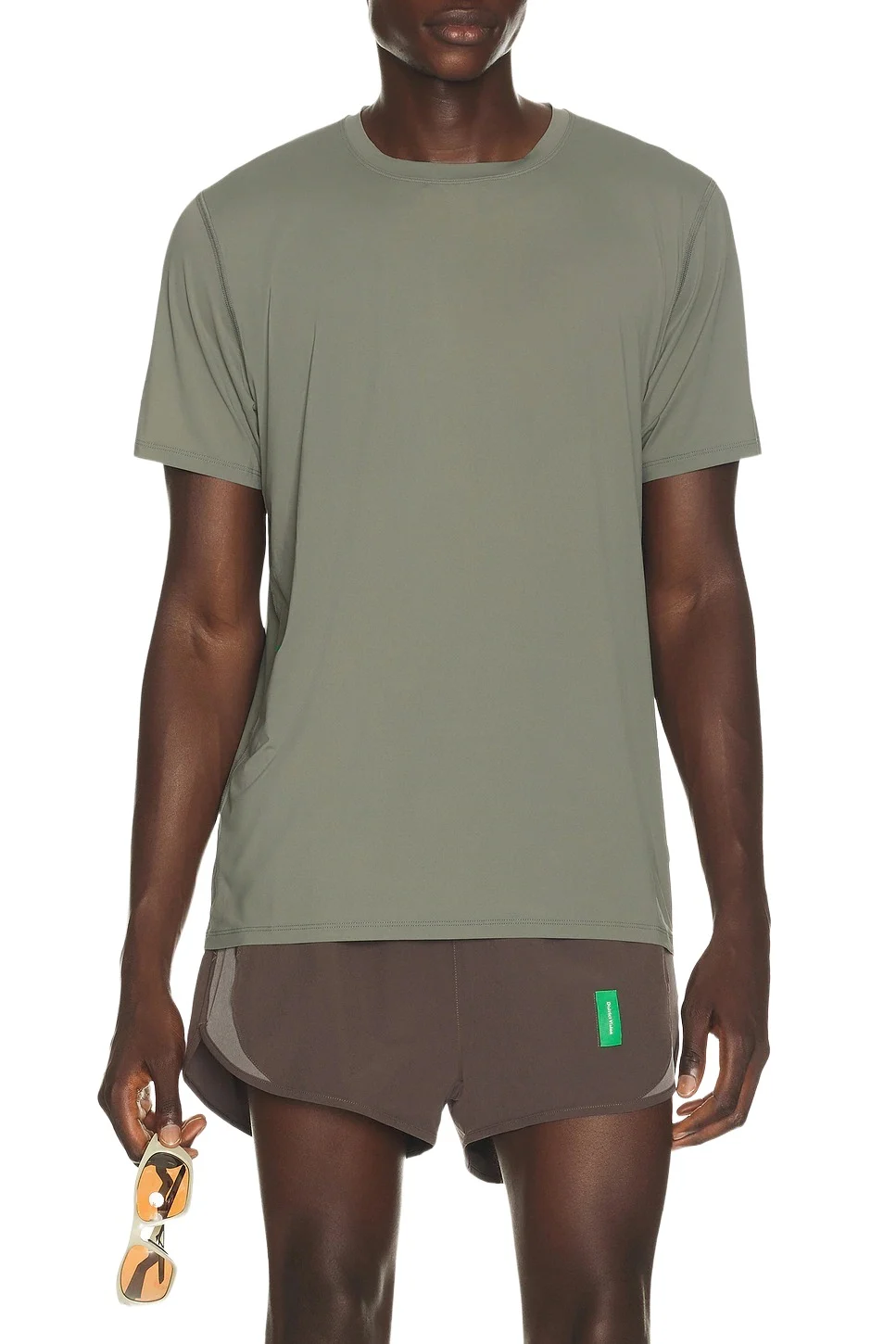 District Vision Ultralight Short Sleeve Aloe Tee