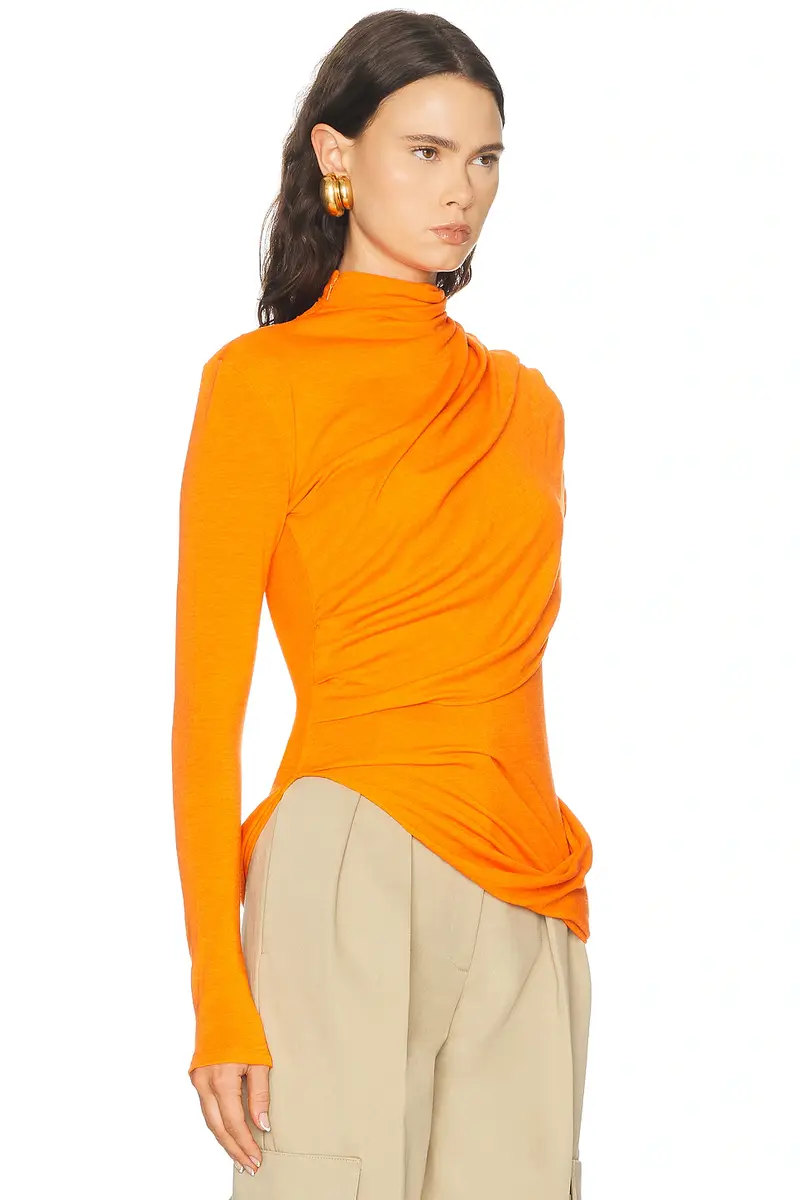 Mugler Cascade Long Sleeve Top | Thumbnail 2 Mugler Cascade Long Sleeve Top | Thumbnail 2