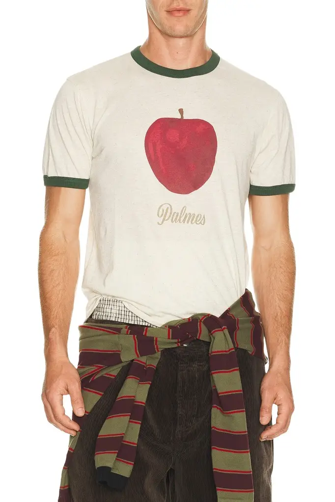 Palmes Apple Ringer Tee Shirt