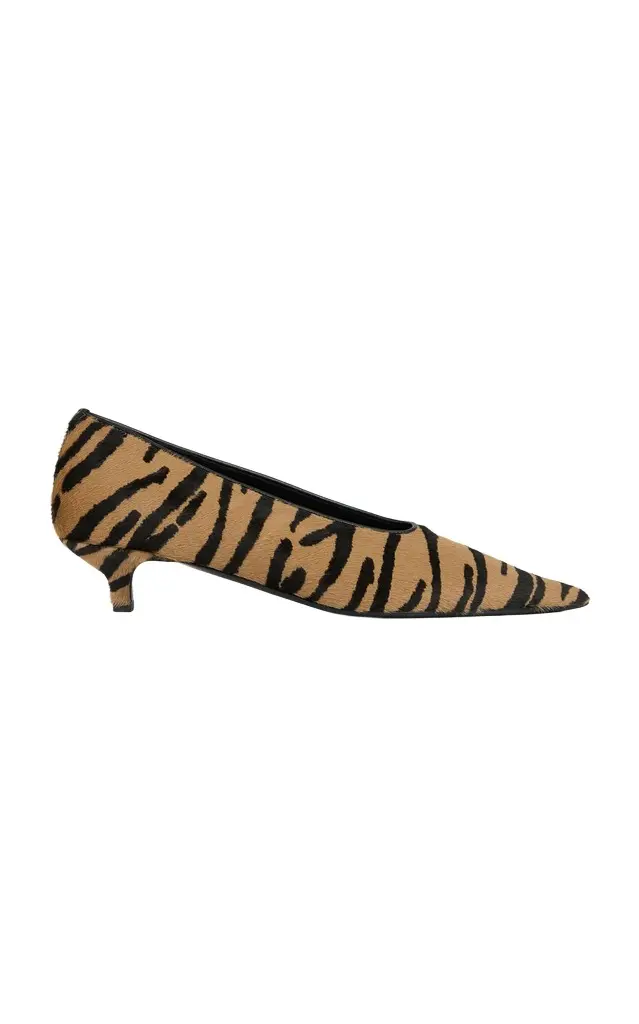 Sharp Pony Hair Kitten Pumps Sharp Pony Hair Kitten Pumps