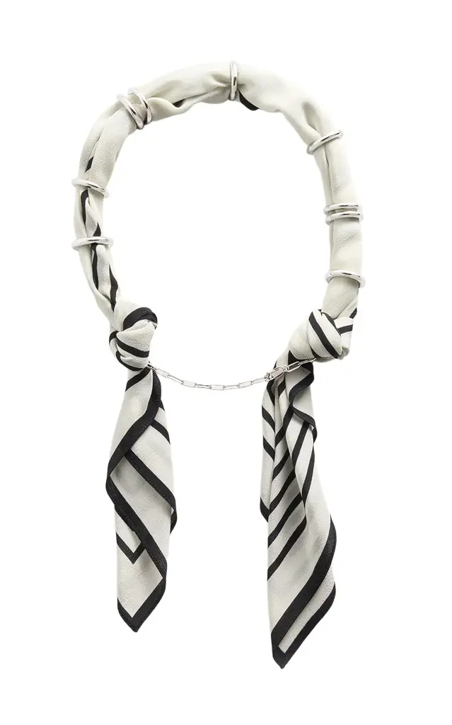 Silk Scarf Collar Silk Scarf Collar
