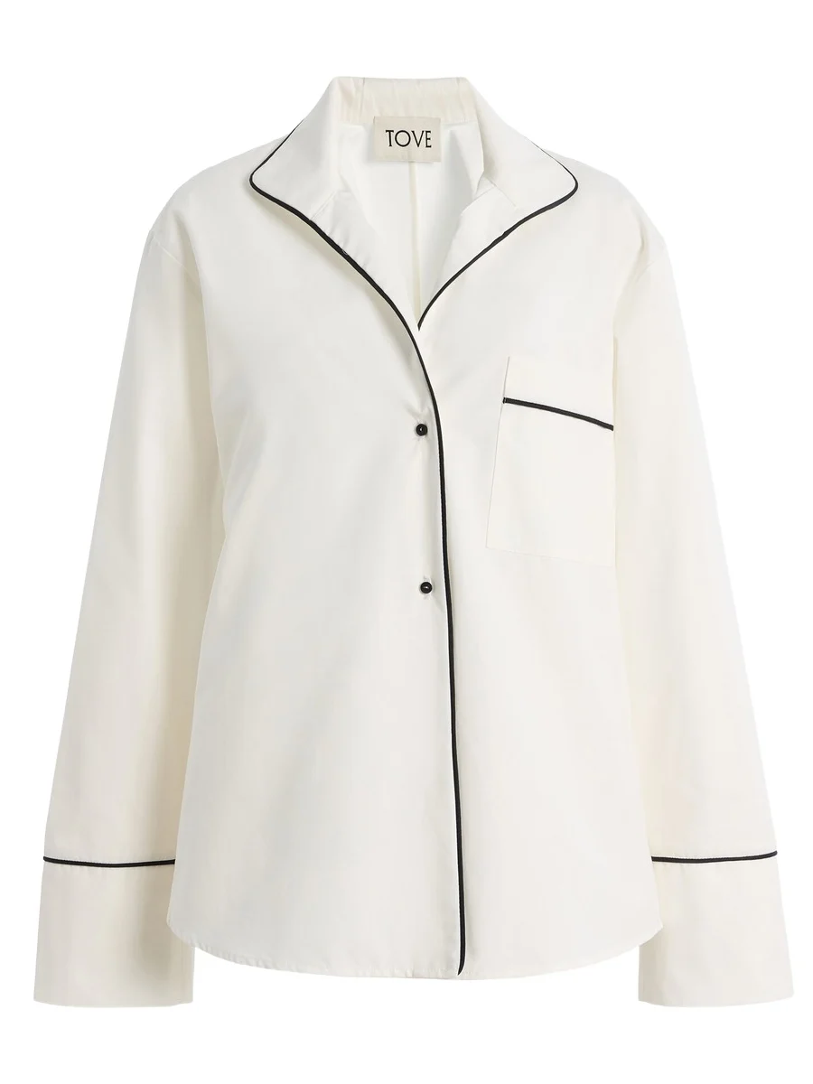 Sylvie Collared Cotton Shirt Sylvie Collared Cotton Shirt