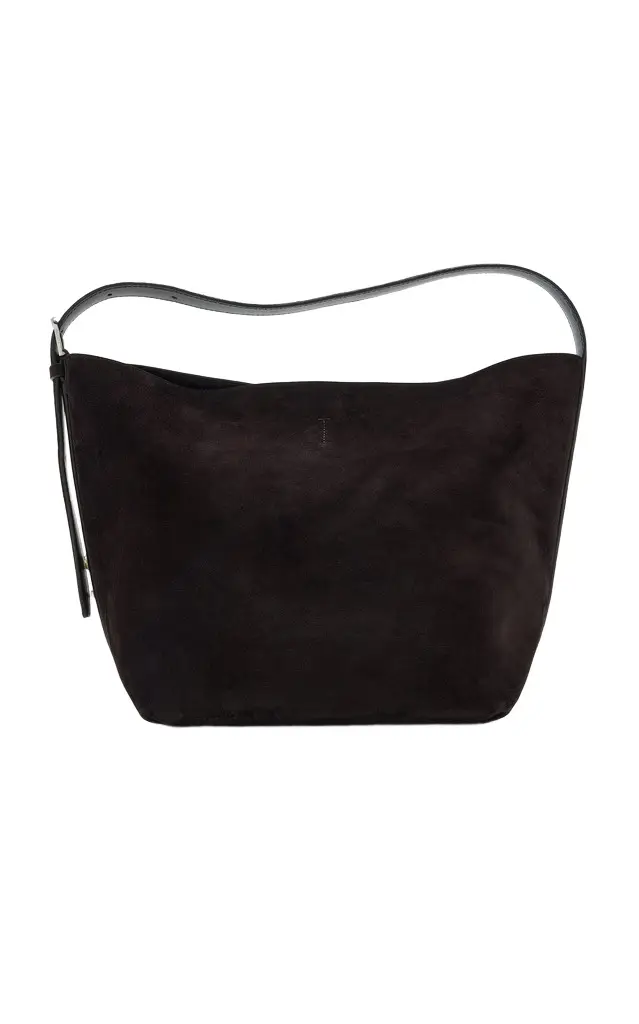 Medium Belted Suede Tote Medium Belted Suede Tote