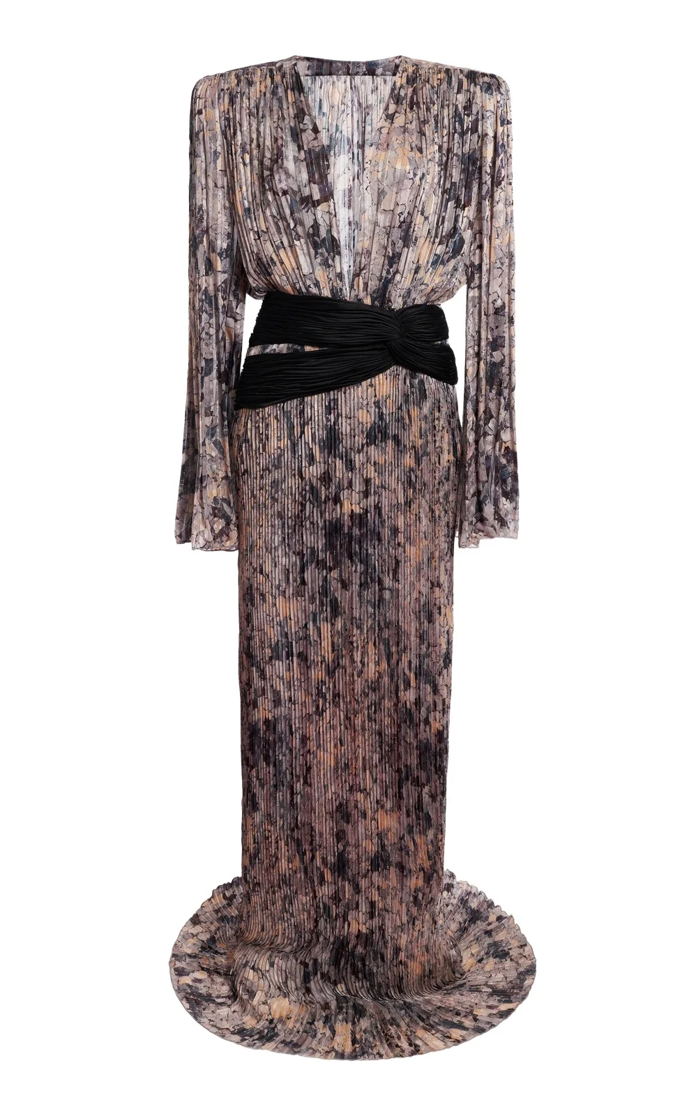Valentino Garavani Plissé Lurex Gown