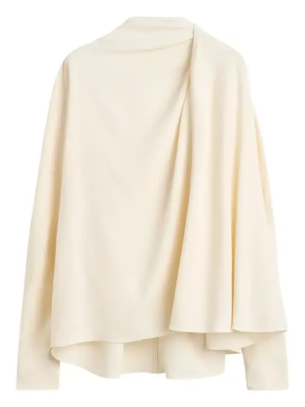 TOTEME Draped Cady Top