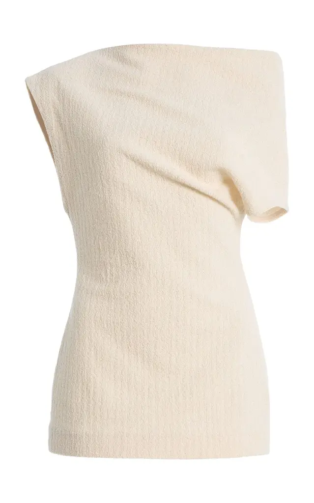 One-Shoulder Cotton Top