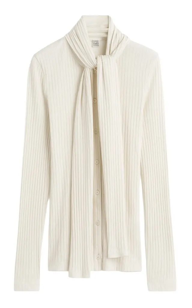 Bow Ribbed Knit Top Bow Ribbed Knit Top