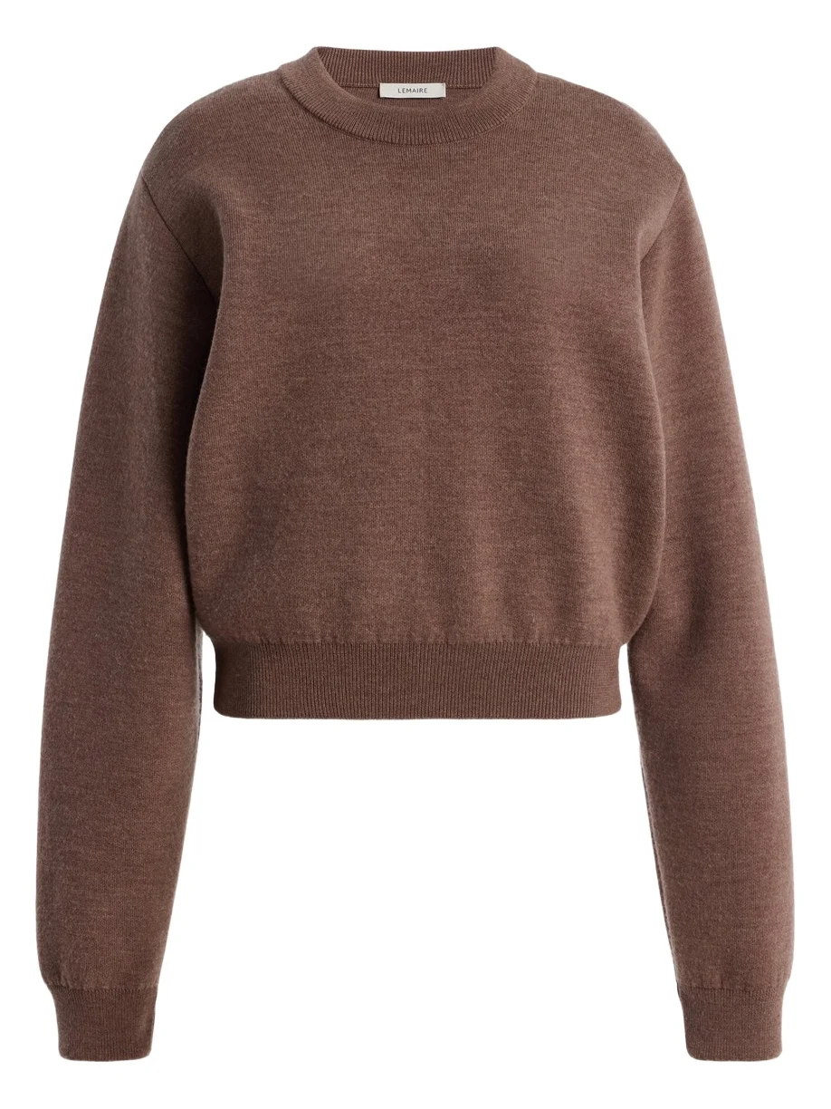 Short Wool Sweatshirt