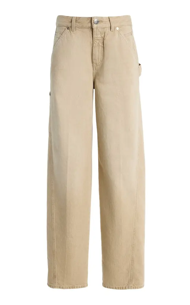 Weston Rigid Mid-Rise Wide-Leg Jeans