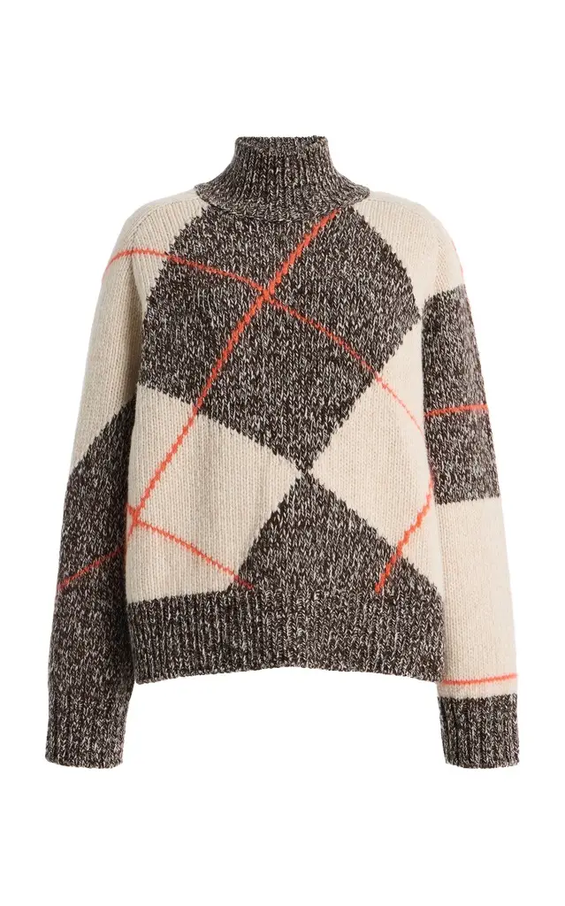 Closed Argyle Rolli Wool Sweater