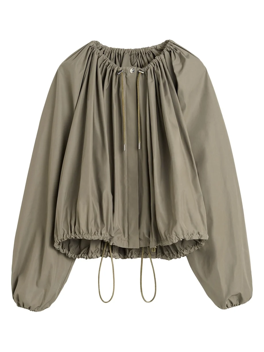 TOTEME Gathered Parachute Shell Coat