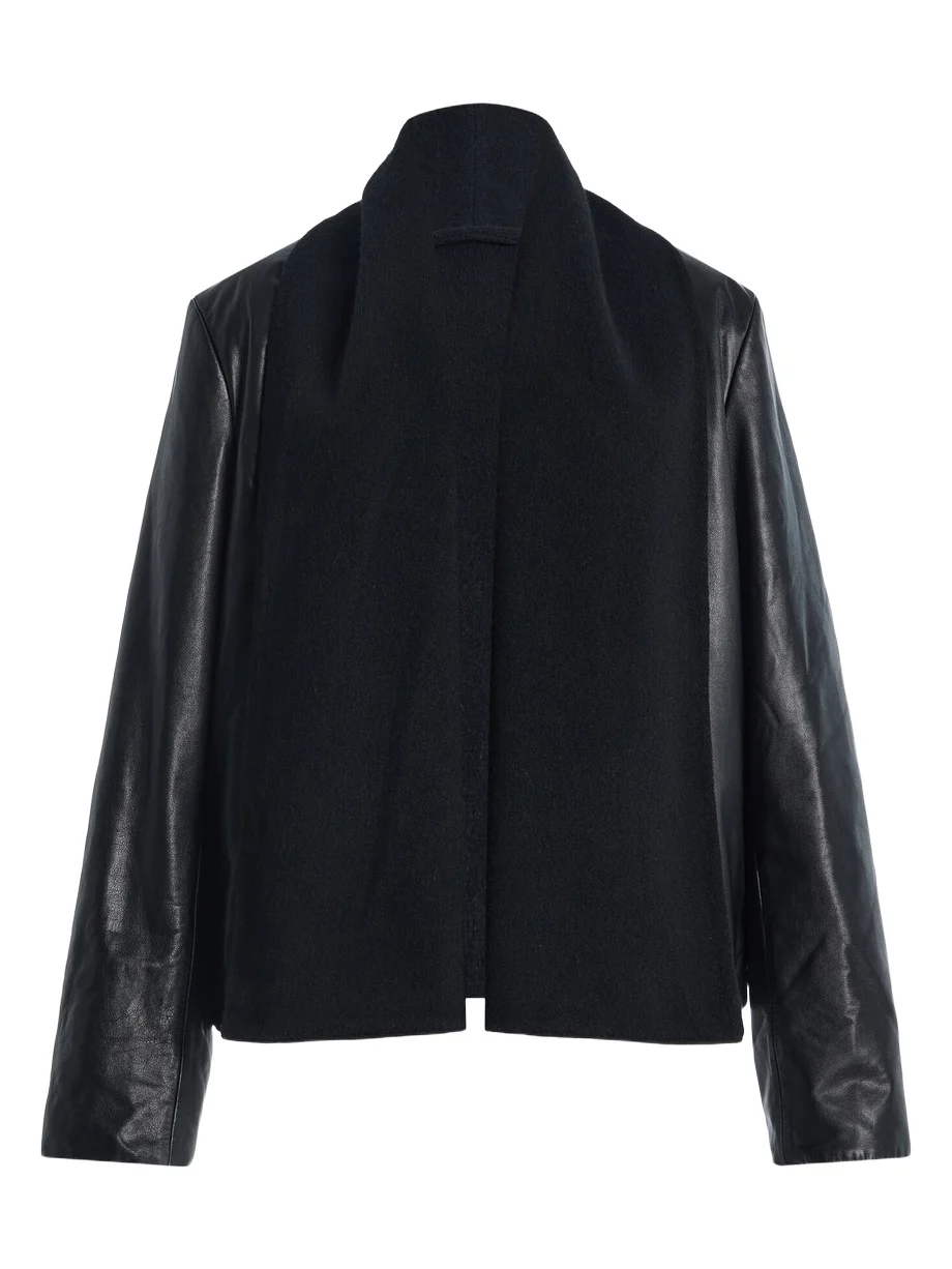 TOTEME Scarf Leather Jacket