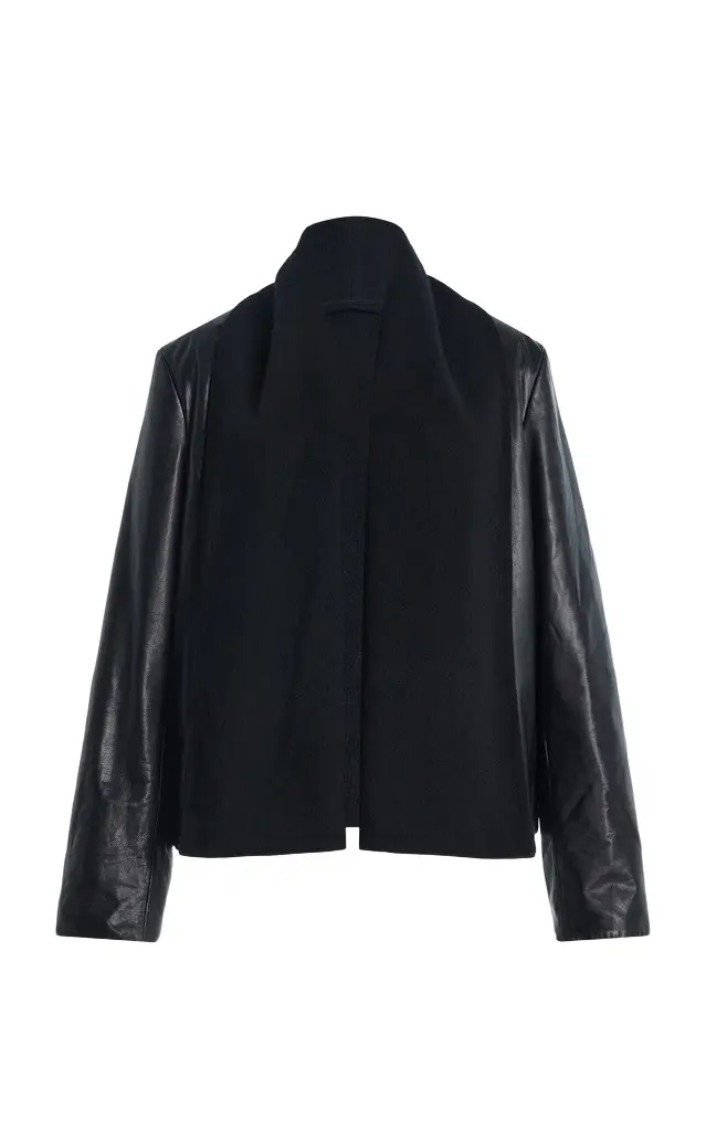 TOTEME Scarf Leather Jacket