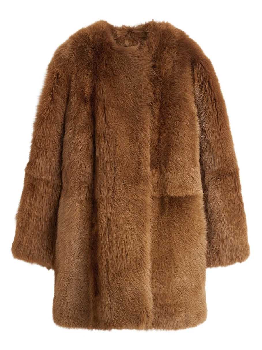 TOTEME Short Shearling Coat