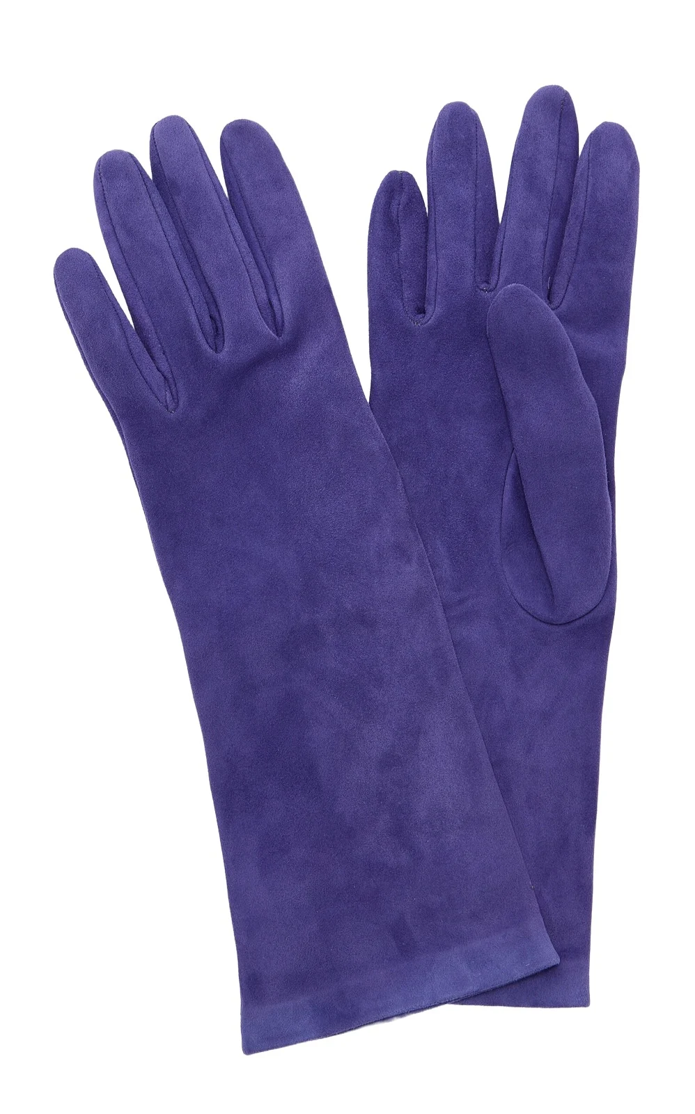 Khaite Remo Suede Mid Gloves