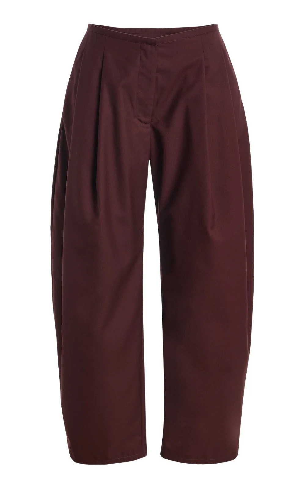 SLOAN Exclusive Pleated Wool Barrel-Leg Pants