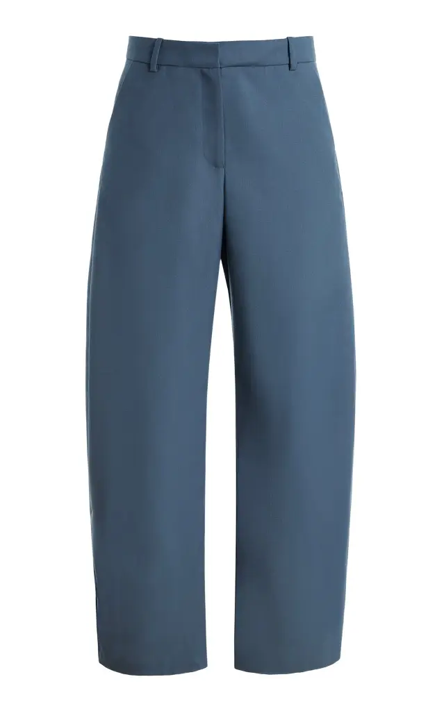 SLOAN Exclusive Wool Barrel-Leg Pants