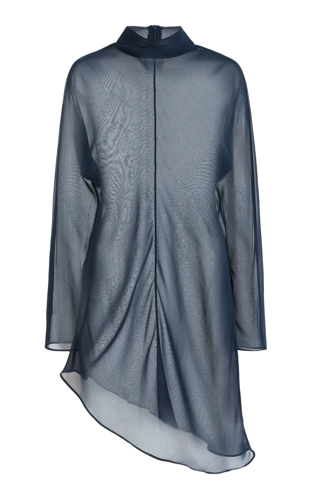 Exclusive Wave Sheer Chiffon Turtleneck Tunic Exclusive Wave Sheer Chiffon Turtleneck Tunic
