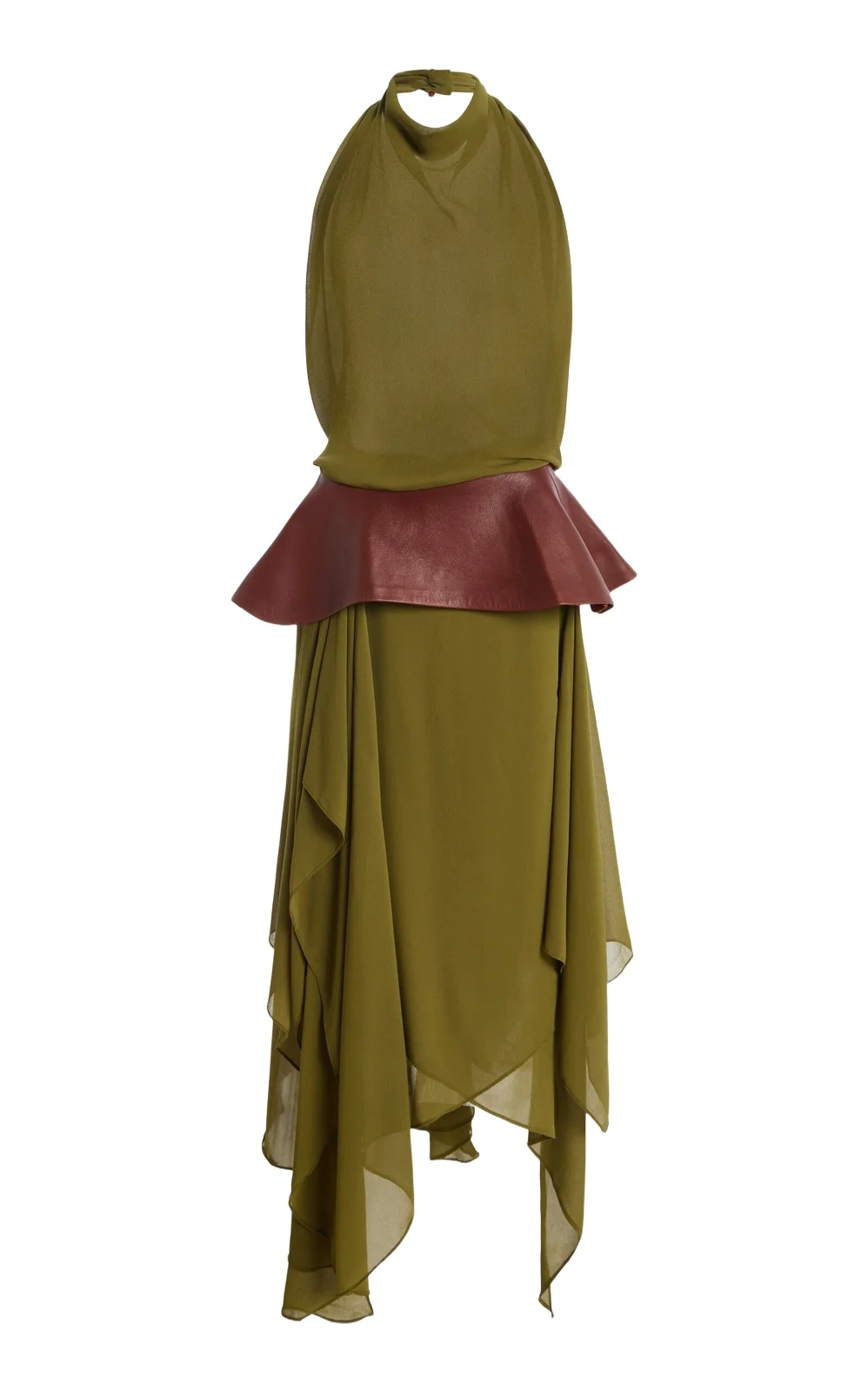 SLOAN Exclusive The Scarf Belted Chiffon Midi Dress