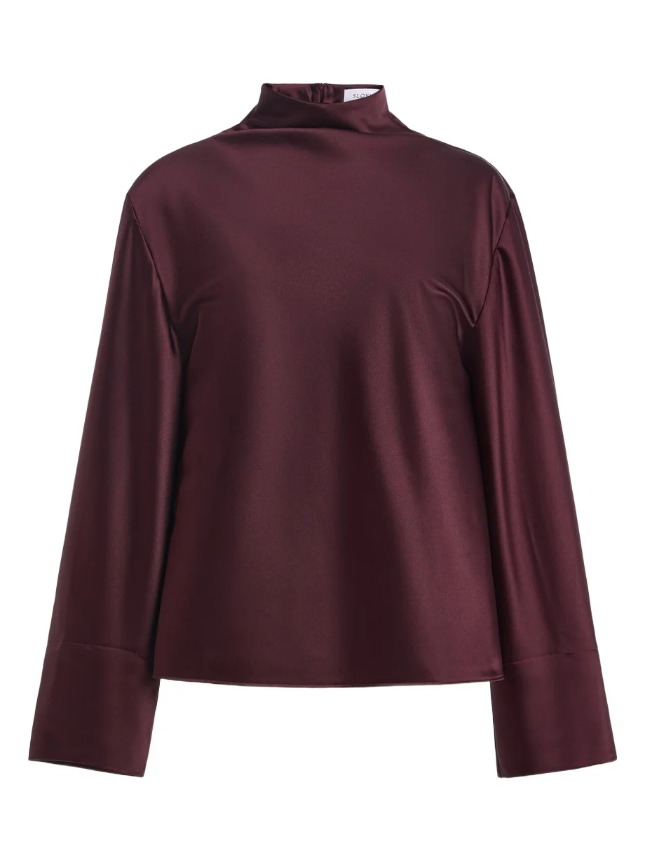 Exclusive Satin Turtleneck Exclusive Satin Turtleneck