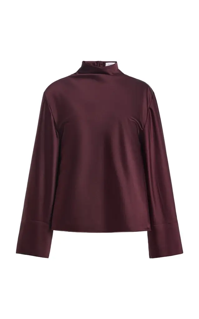 SLOAN Exclusive Satin Turtleneck