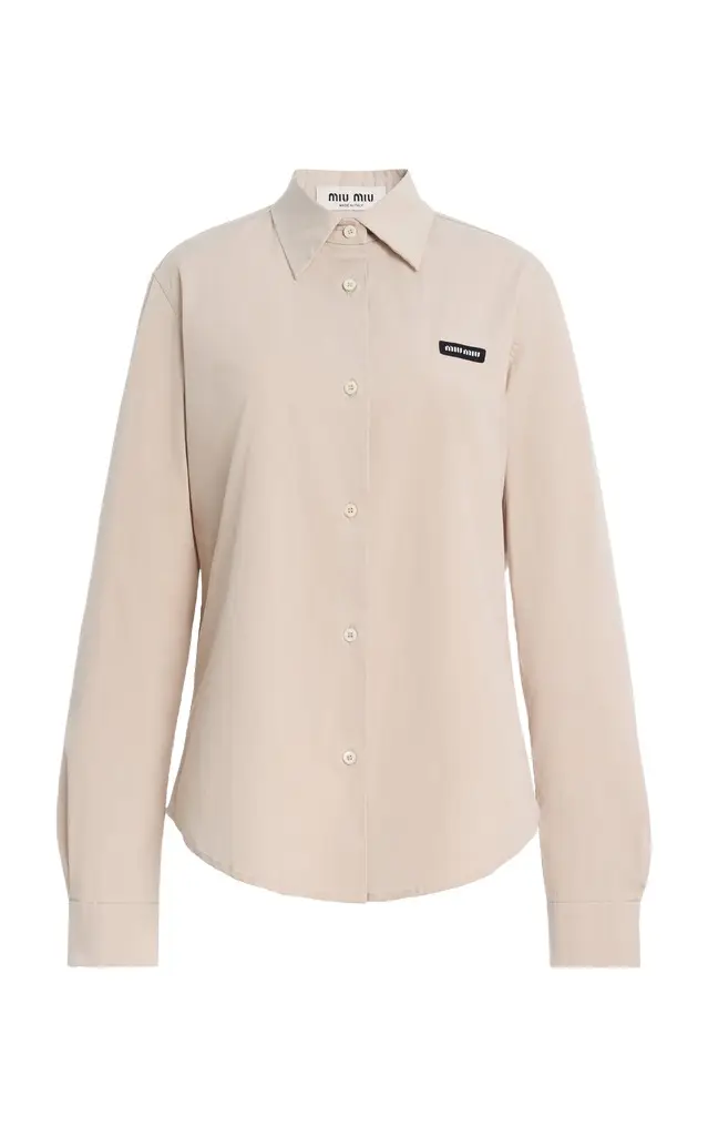Cotton-Blend Poplin Shirt Cotton-Blend Poplin Shirt