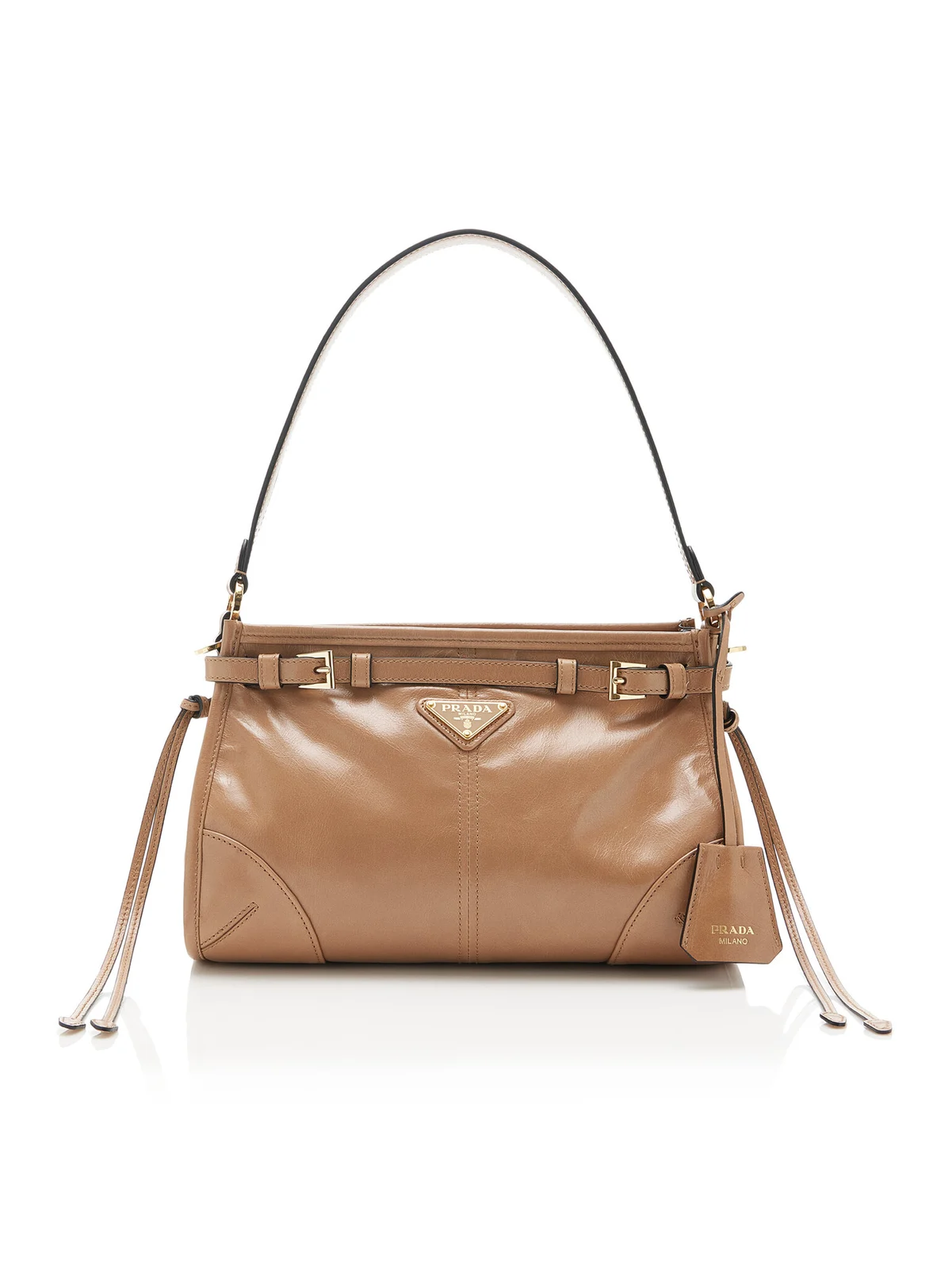 Prada Bonnie Leather Top Handle Bag