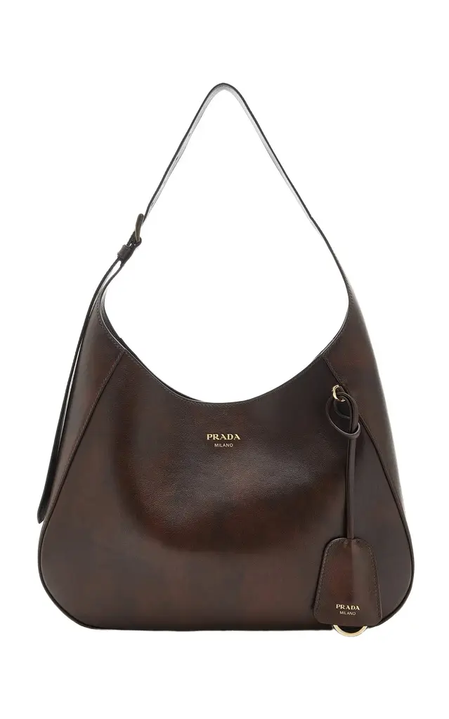 Prada Aimee Leather Shoulder Bag