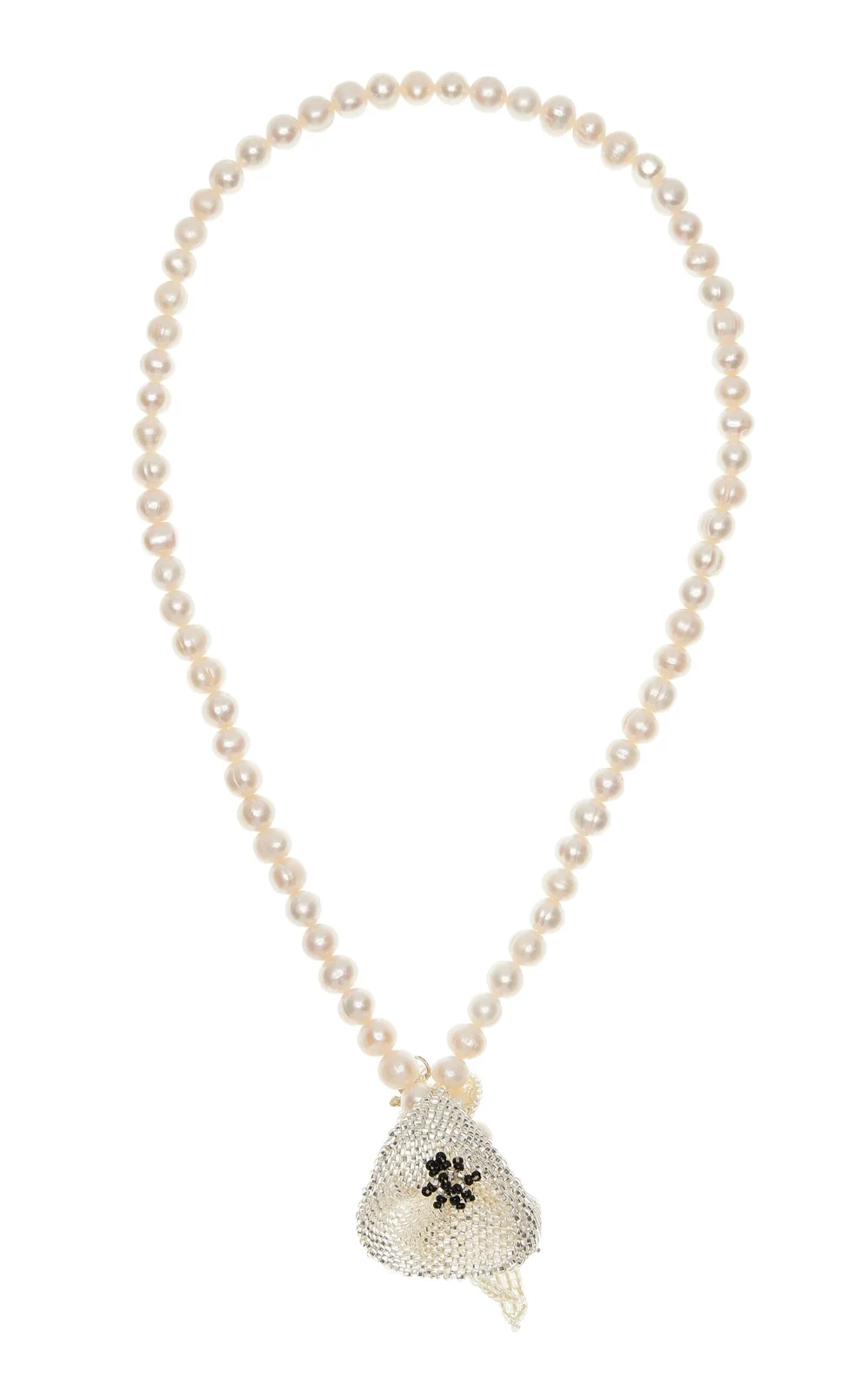 Pura Utz Poppy Texas Tie Beaded Necklace