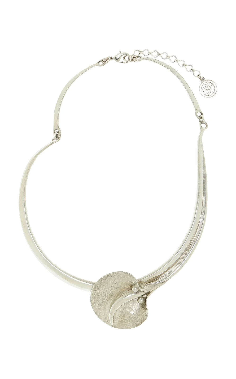 ben-amun Exclusive Flower Brass Stone Necklace