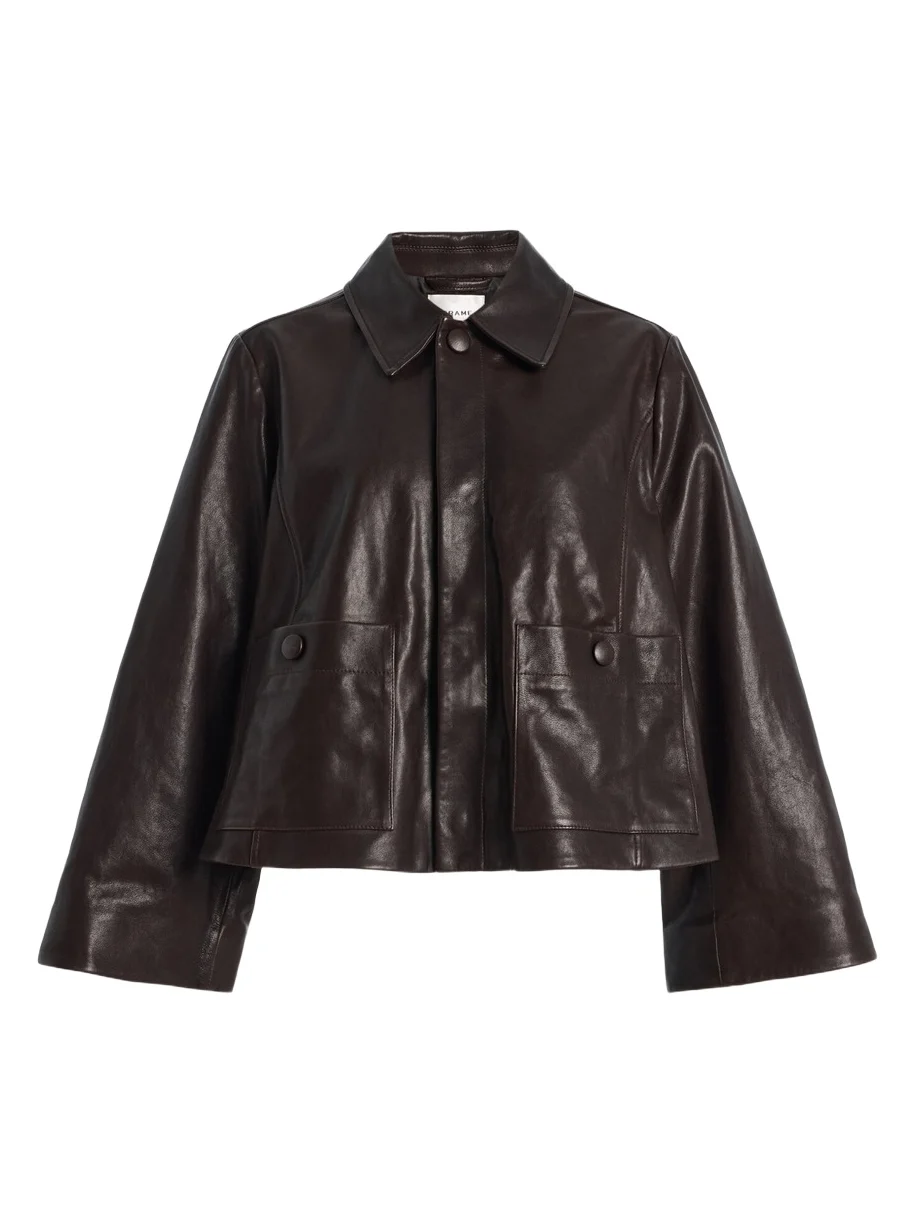 The Paper Leather Mini Swing Jacket The Paper Leather Mini Swing Jacket