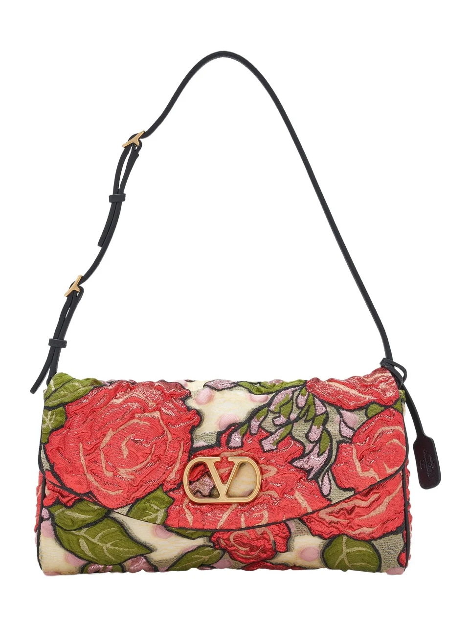 DeVain Small Floral Jacquard Shoulder Bag DeVain Small Floral Jacquard Shoulder Bag