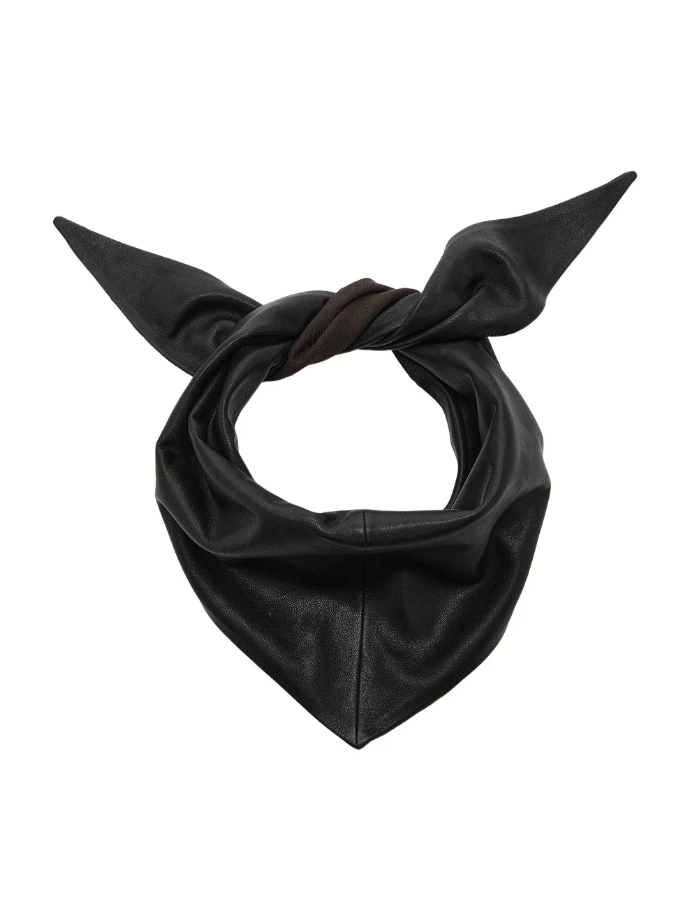 Lemaire Large Leather Triangle Scarf