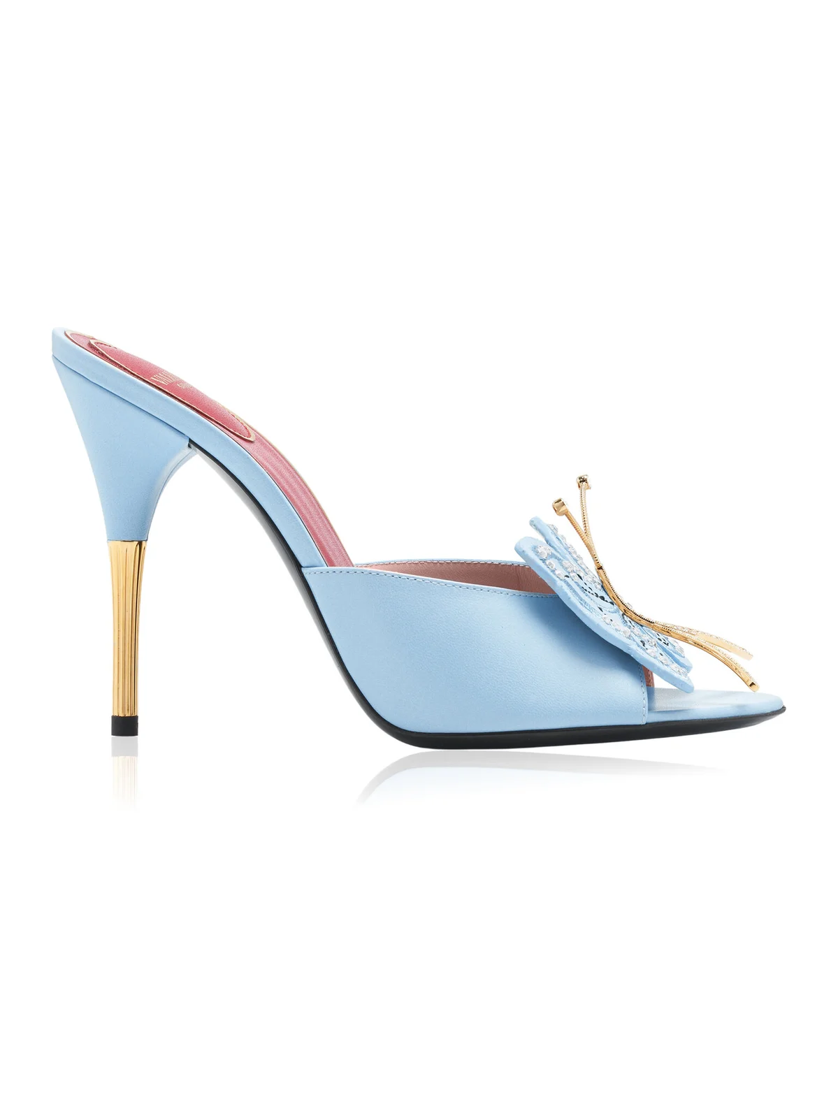 Valentino Garavani Flutterby Leather Mules
