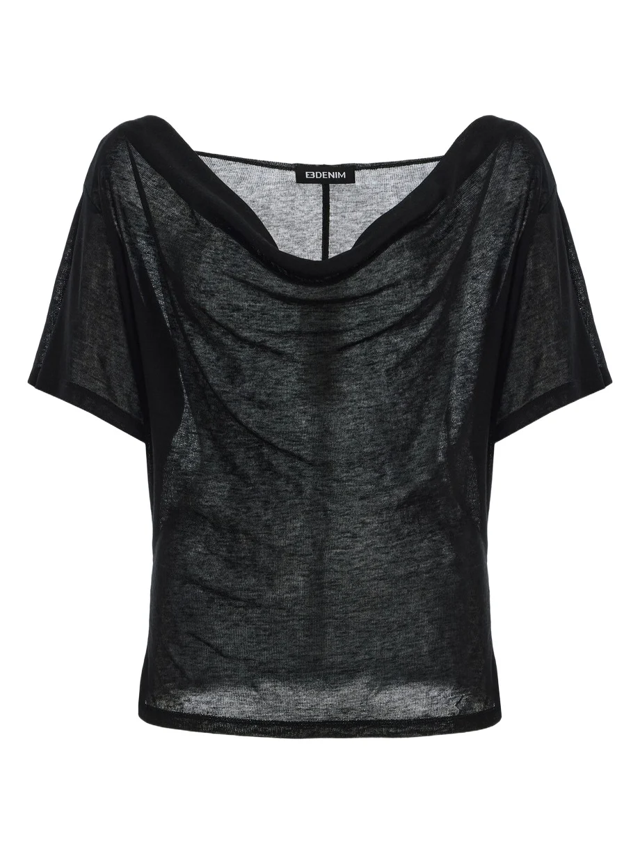 EB Denim Madeo Cowl-Neck Top